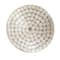 Hello Honey® 14.5" White & Natural Round Decorative Capiz Bowl